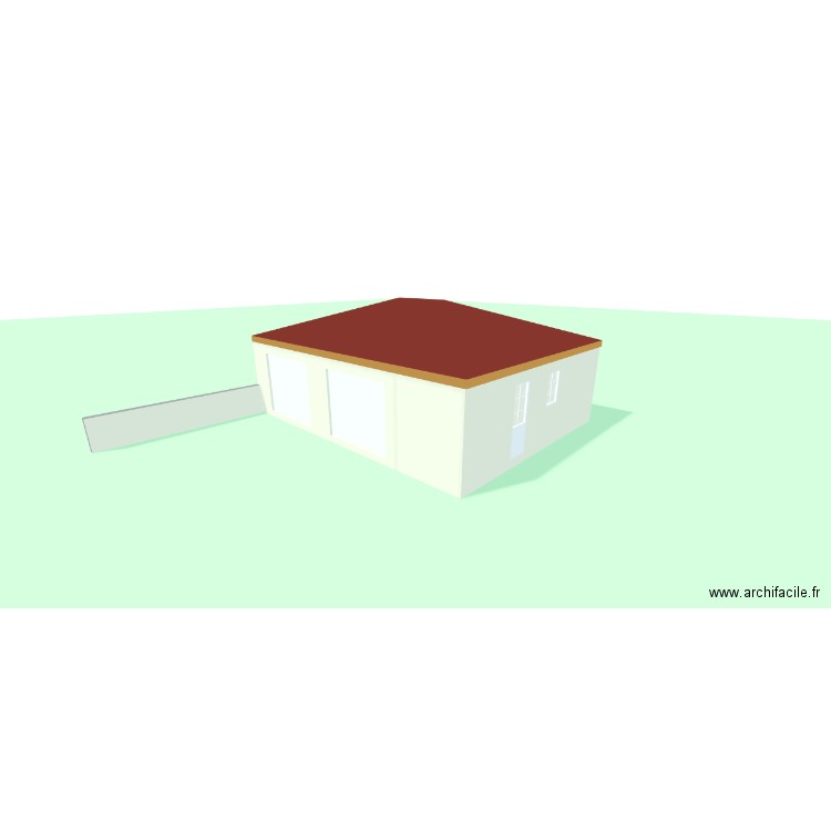 GARAGE P1. Plan de 1 pièce et 58 m2
