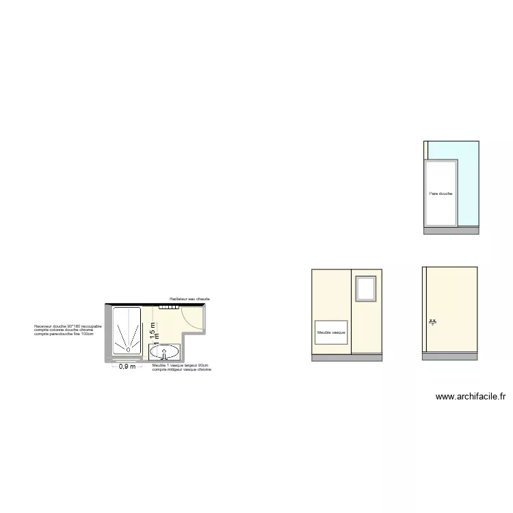 Marseille SDB. Plan de 