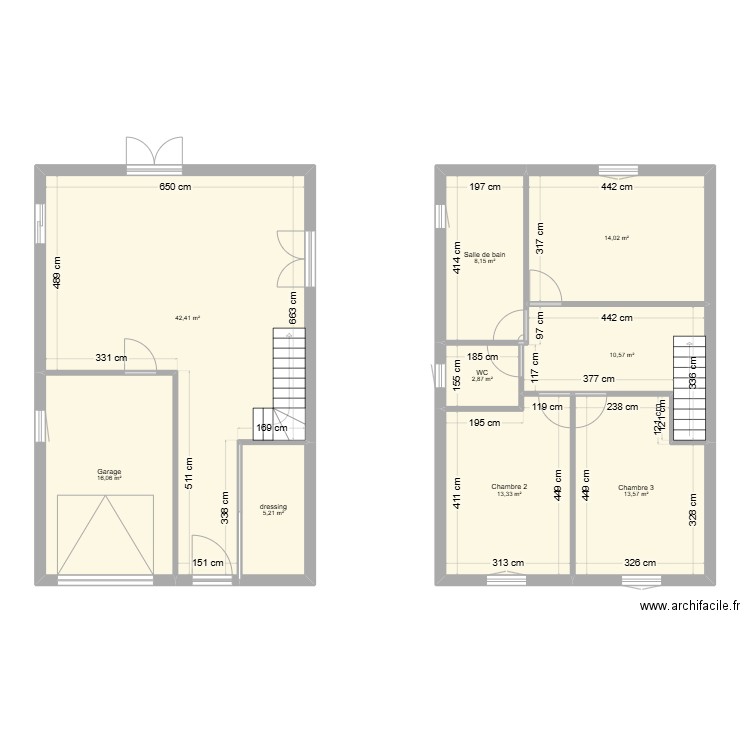 Saint Rambert. Plan de 9 pièces et 126 m2
