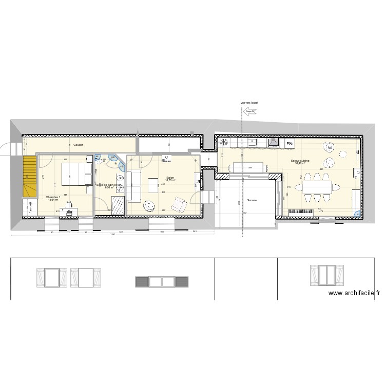 Begon_2025_04_28_futur. Plan de 11 pièces et 158 m2