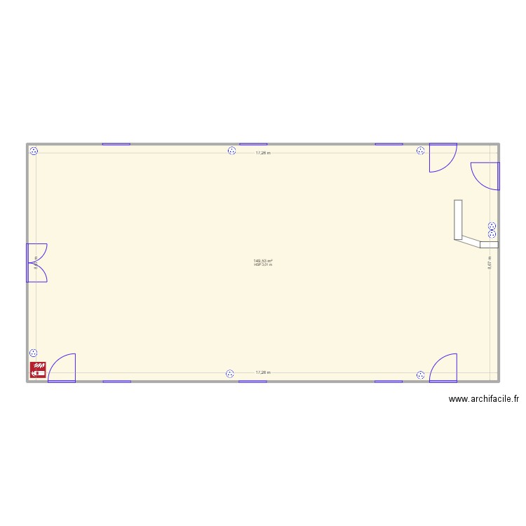 Salle Campagne. Plan de 0 pièce et 0 m2