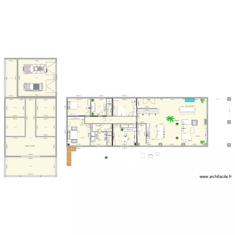 Villa Tarzan 49 Test. Plan de 