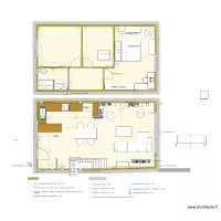 PLANS MAISON cuisine plan de travail visible