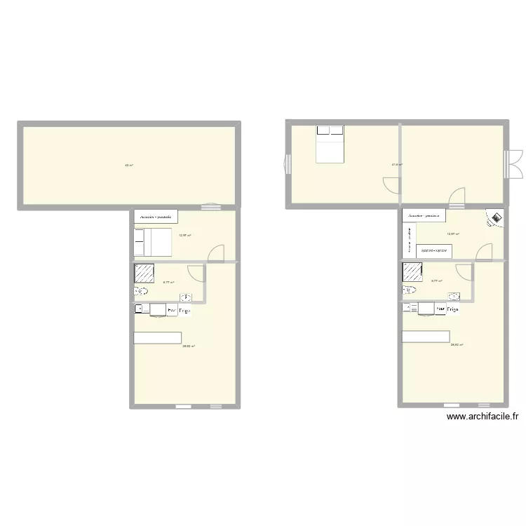 Projet baleone. Plan de 