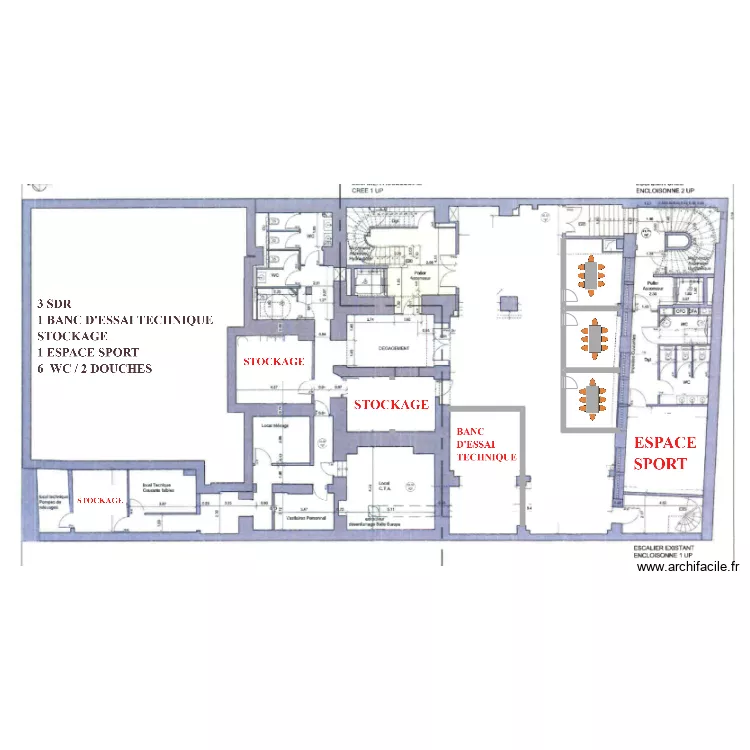 R-1 7 Li&egrave;ge. Plan de 