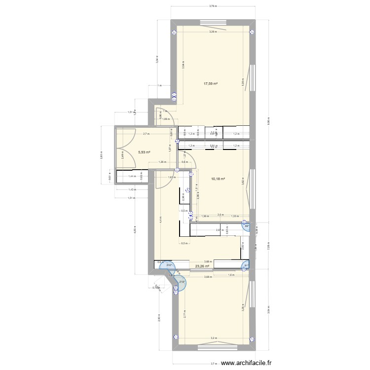chambre. Plan de 0 pièce et 0 m2
