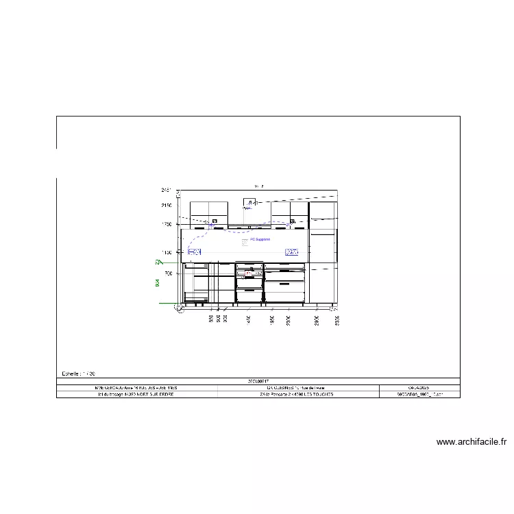 GERGAUD MUR 2. Plan de 