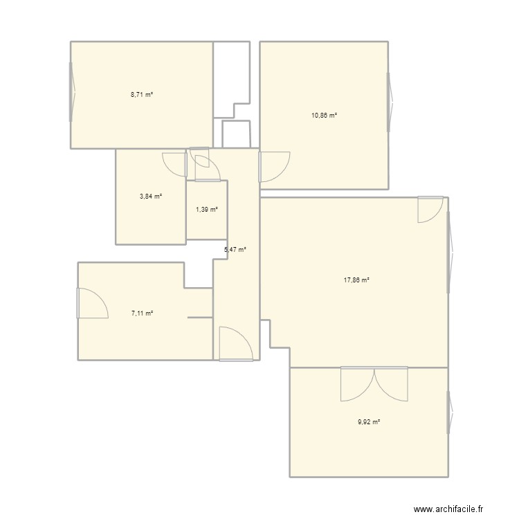 Plan appart 1. Plan de 0 pièce et 0 m2