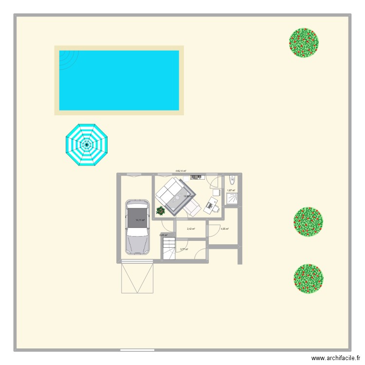 cabinet bas. Plan de 8 pièces et 534 m2
