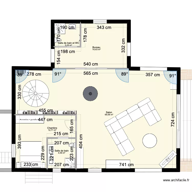 future maison. Plan de 