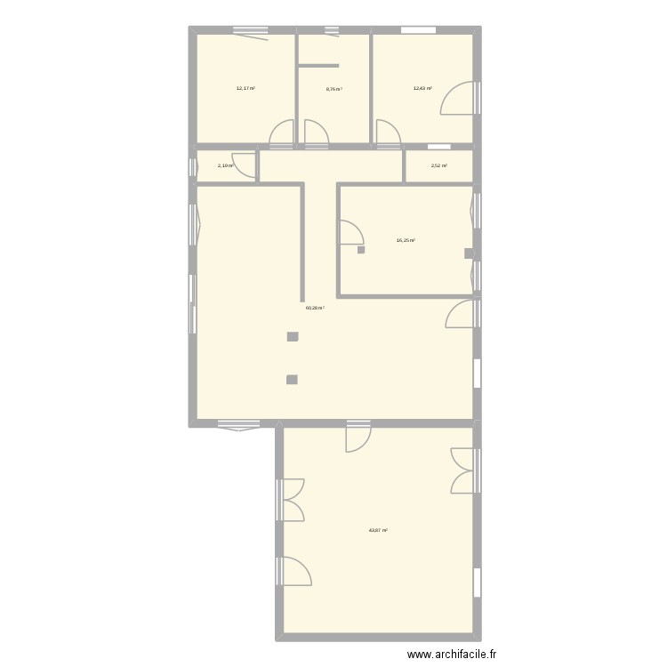 maison d a coté mesure ok porte garage V5 3. Plan de 8 pièces et 158 m2