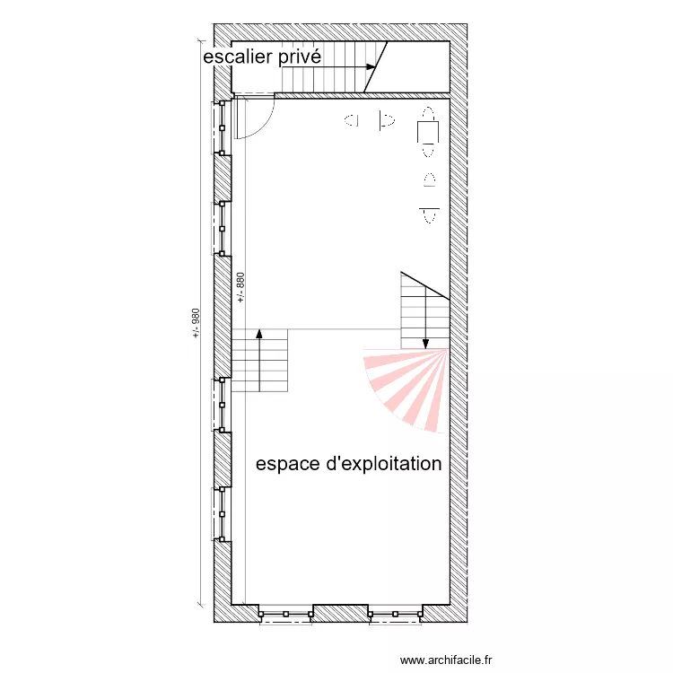 PLAN MOGADO ETAGE 1. Plan de PLAN MOGADO ETAGE 1. Plan de