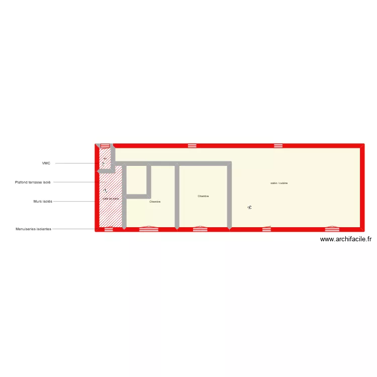 BARTSH &eacute;tape 1 RDC. Plan de 