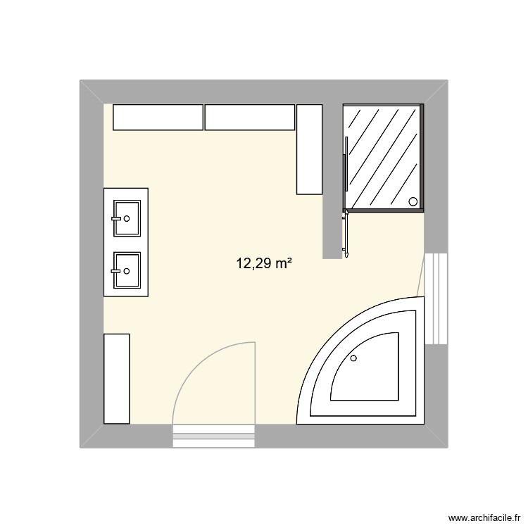 BVD30 SDB 2. Plan de 0 pièce et 0 m2