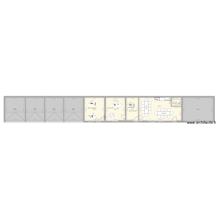 IME CLUB HOUSE rénover 1 er partie. Plan de 10 pièces et 237 m2