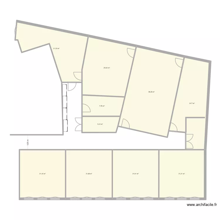 Joinville 3. Plan de 10 et 210 m² Joinville 3. Plan de 10 et 210 m²