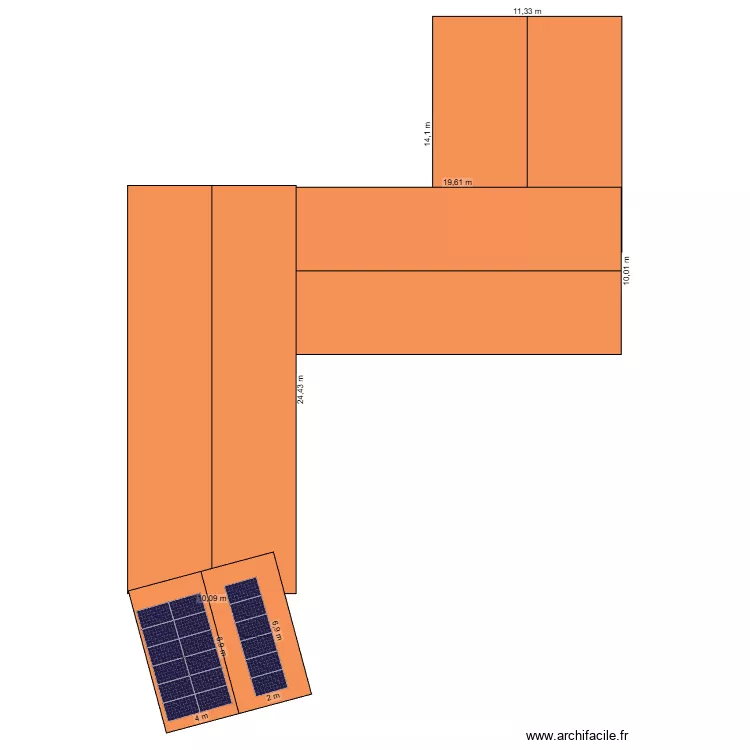 GUILLEMINOT. Plan de 