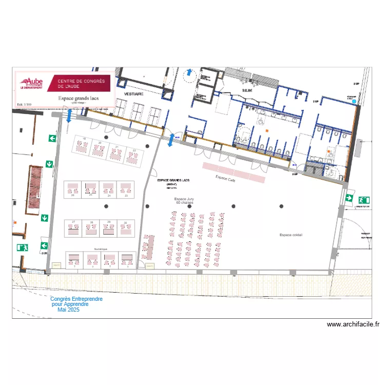 grands lacs Congr&egrave;s Entreprendre pour Apprendre Mai 2025. Plan de 