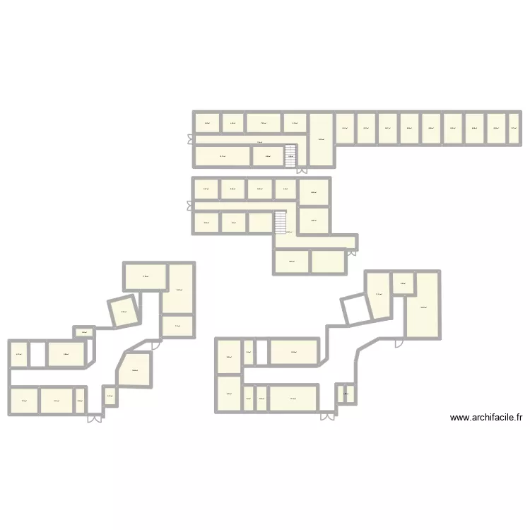 Salles lycée. Plan de 51 et 410 m² Salles lycée. Plan de 51 et 410 m²