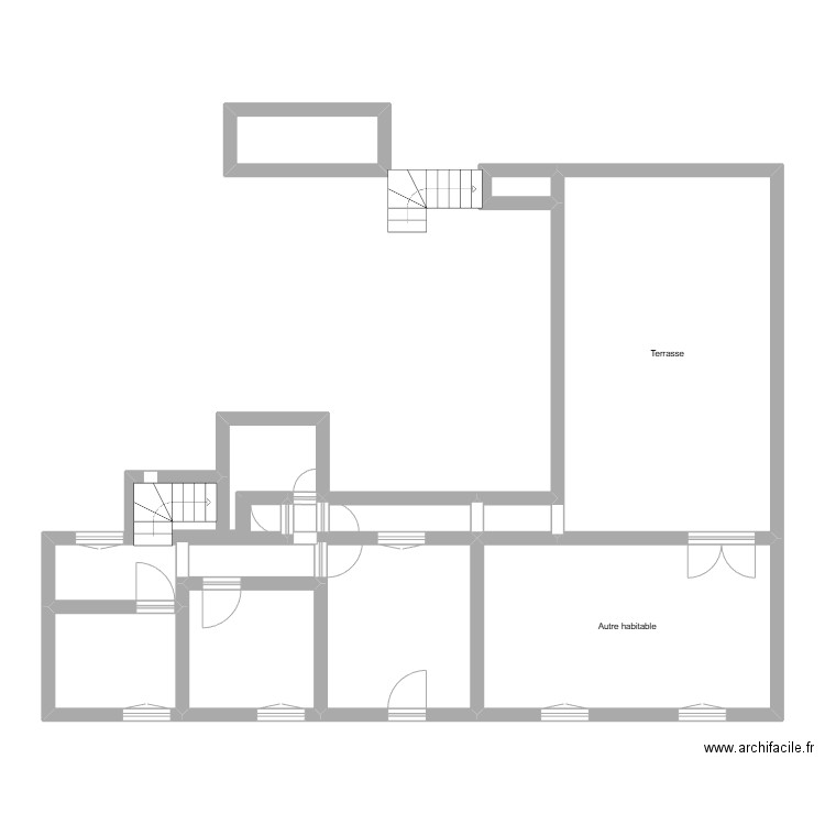 Citry +1. Plan de 12 pièces et 79 m2