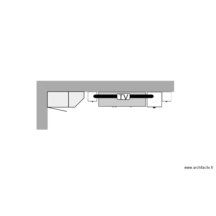 meuble tv2. Plan de 0 pièce et 0 m2