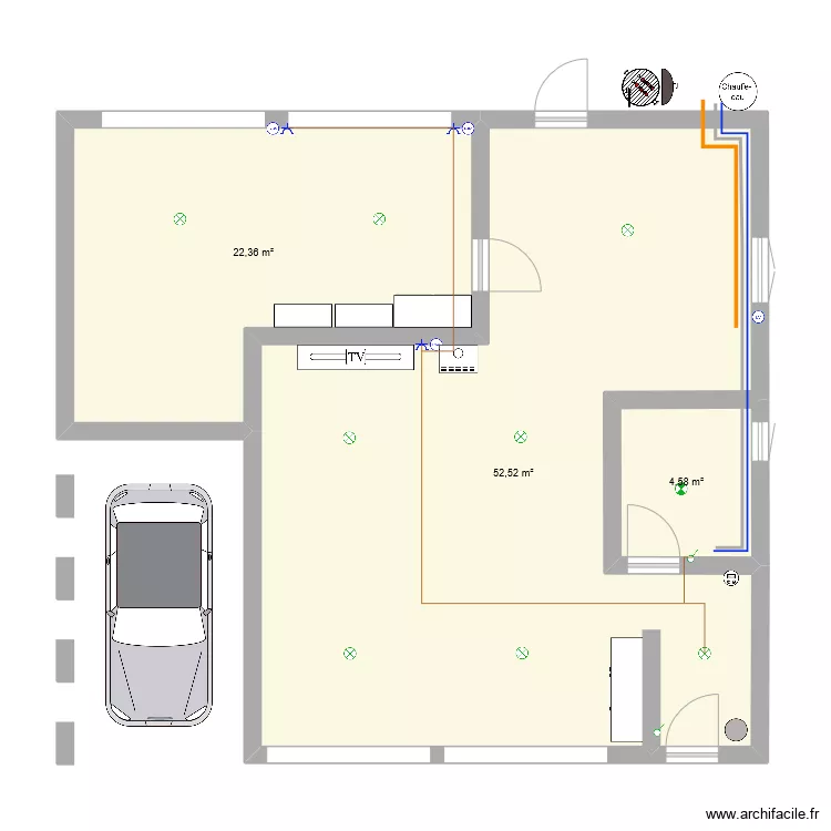 Plan am&eacute;nagement 2. Plan de 