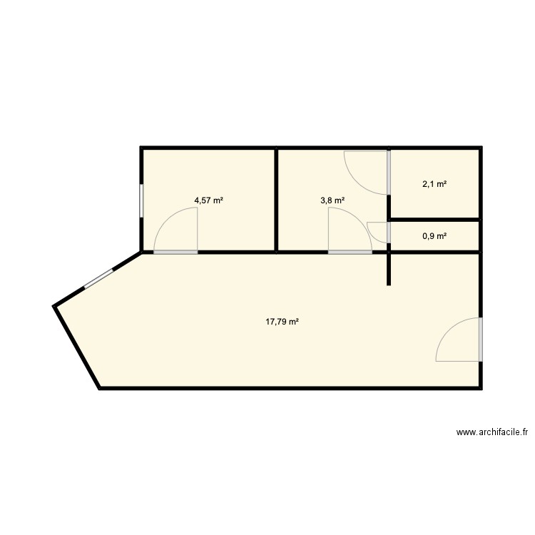 Plan Manon Le Victoria def. Plan de 5 pièces et 29 m2