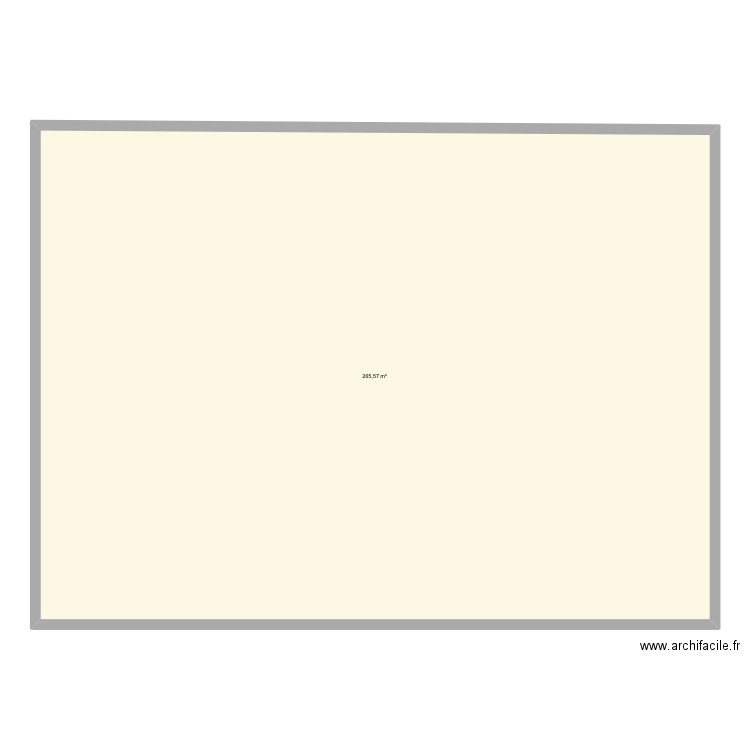 Mann. Plan de 1 pièce et 266 m2