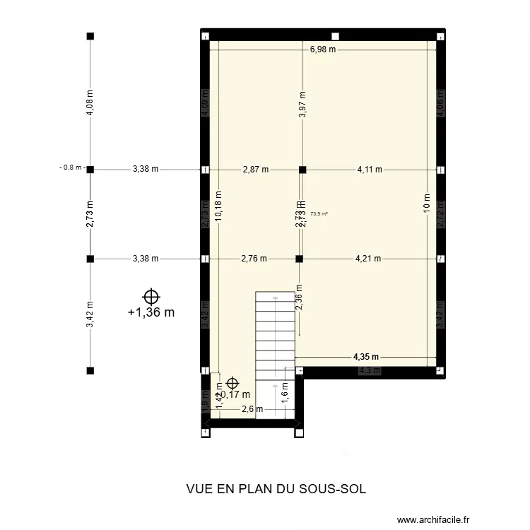 Vue en plan RDC. Plan de 43 Pièces et 441 m² Vue en plan RDC. Plan de 43 Pièces et 441 m²