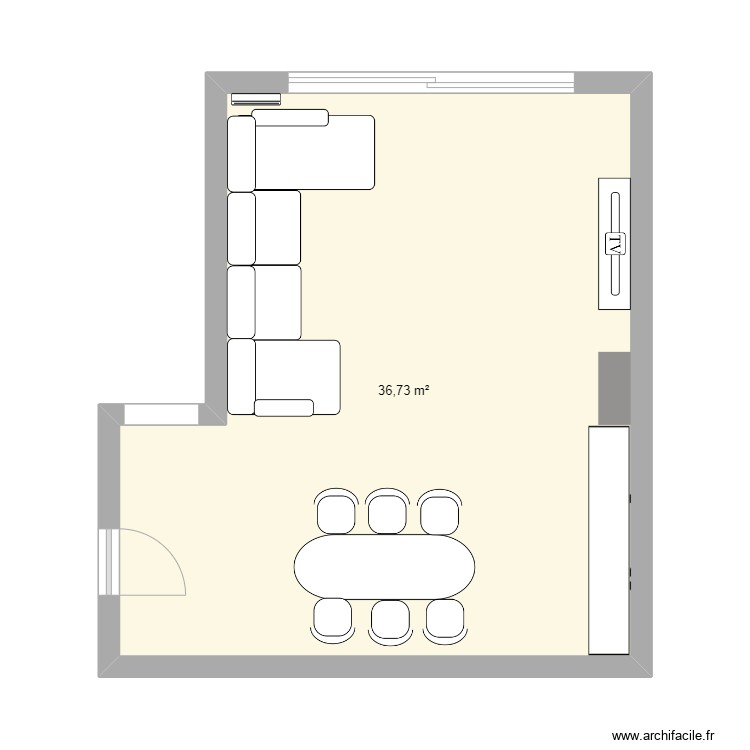 Plan Salon Salle à Manger