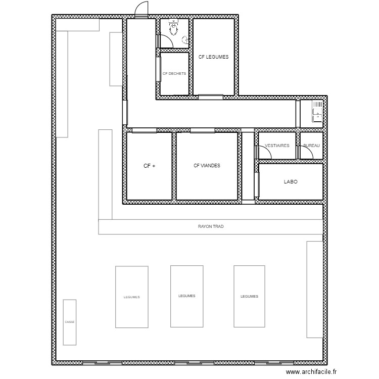 BHM LES AUBIERS. Plan de 12 pièces et 299 m2