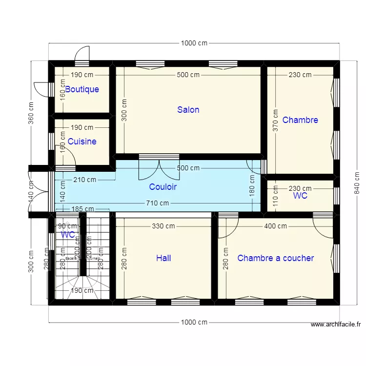 PLAN10X8,4 N9. Plan de 