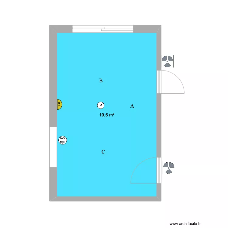 salle de soins 1. Plan de 