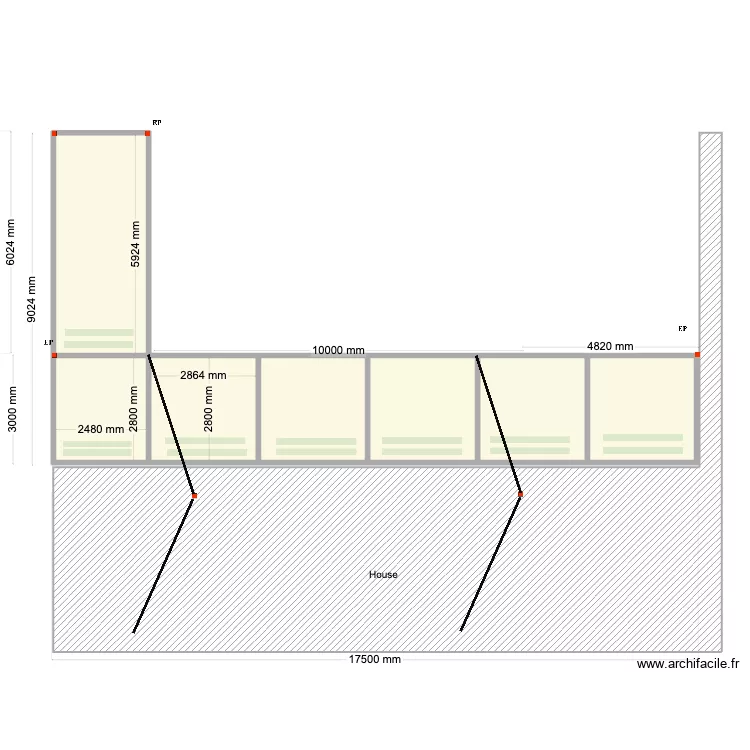 michael v1 Hauban. Plan de 7 et 62 m² michael v1 Hauban. Plan de 7 et 62 m²