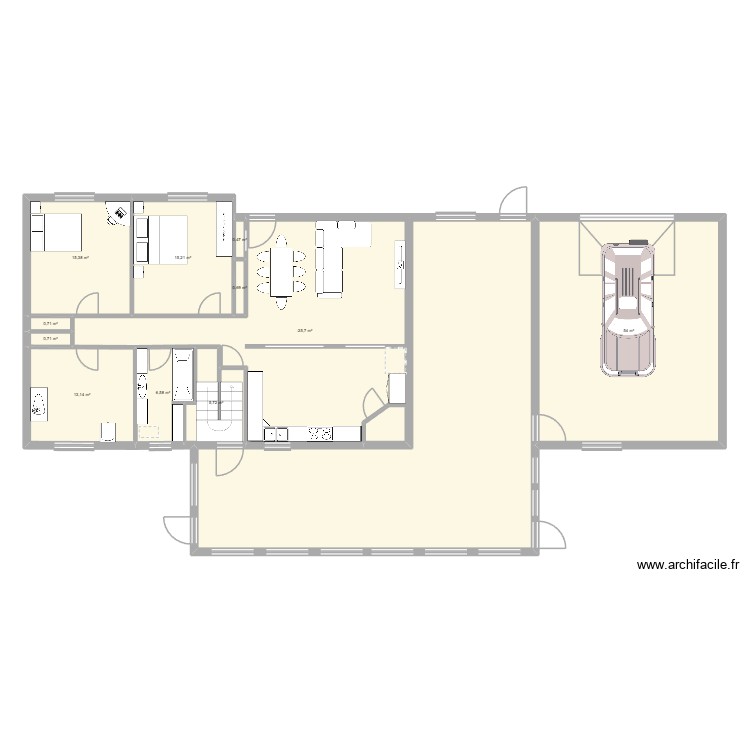 Etage Girouxville. Plan de 0 pièce et 0 m2