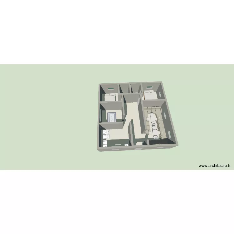 maison. Plan de 5 et 92 m² maison. Plan de 5 et 92 m²