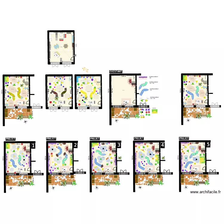 COUR. Plan de COUR. Plan de