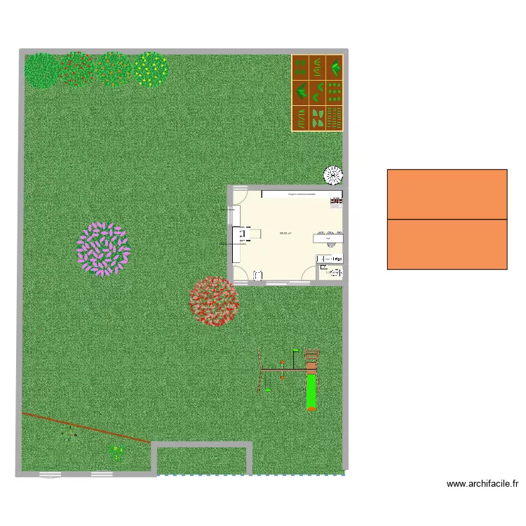 hjardin. Plan de 
