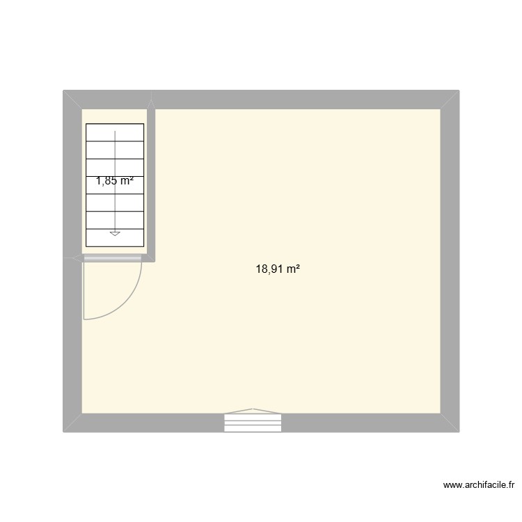 ETAGE GARAGE. Plan de 0 pièce et 0 m2