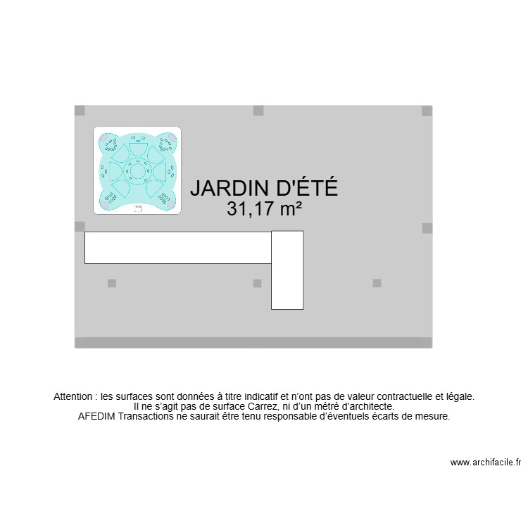 BI 31669. Plan de 31 pièces et 368 m2