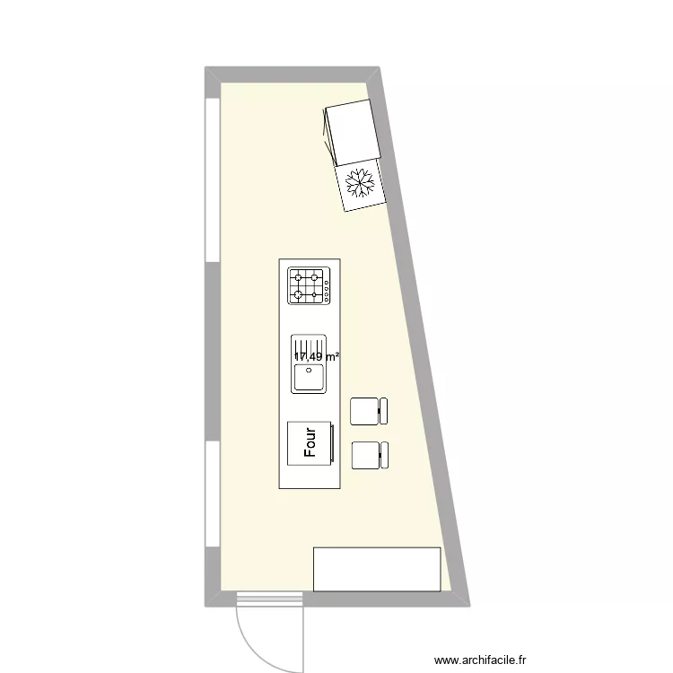 20260403-Projet_DINARD_CuisineV2. Plan de 1  et 17 m²