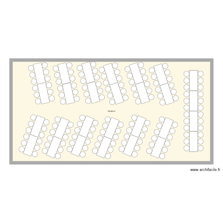 Plan mariage 2. Plan de 1 pièce et 161 m2