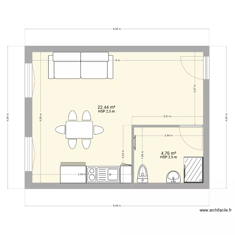 PRESBYTERE RDC. Plan de 