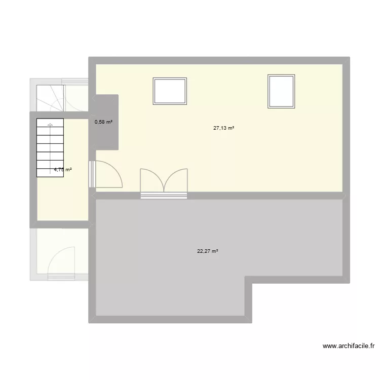 BOCQUET - LOUVIERS. Plan de 13  et 111 m²