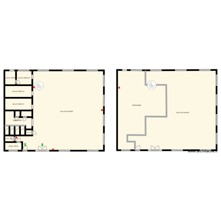 Plan d\'évacuation. Plan de 0 pièce et 0 m2 Plan d\'évacuation. Plan de 0 pièce et 0 m2