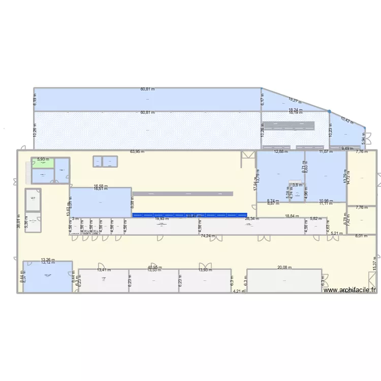 SP + Luttre / MARK IV. Plan de 32  et 5054 m²