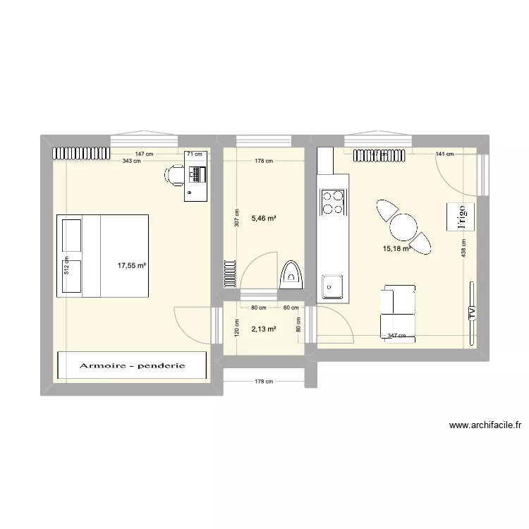 LE PETIT MANOIR. Plan de 
