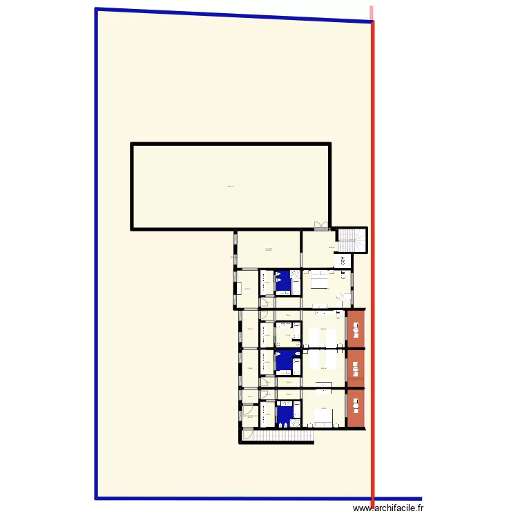 maison hote latifa maison principale. Plan de 