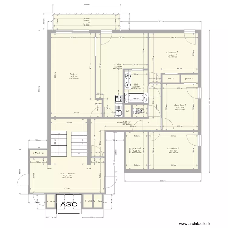 port marchand. Plan de 
