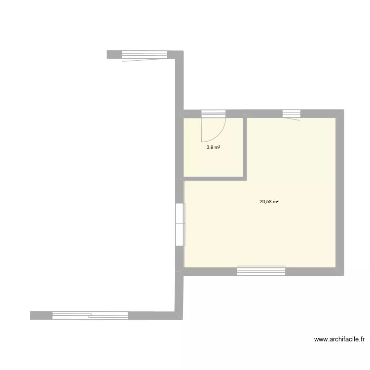 extension. Plan de 